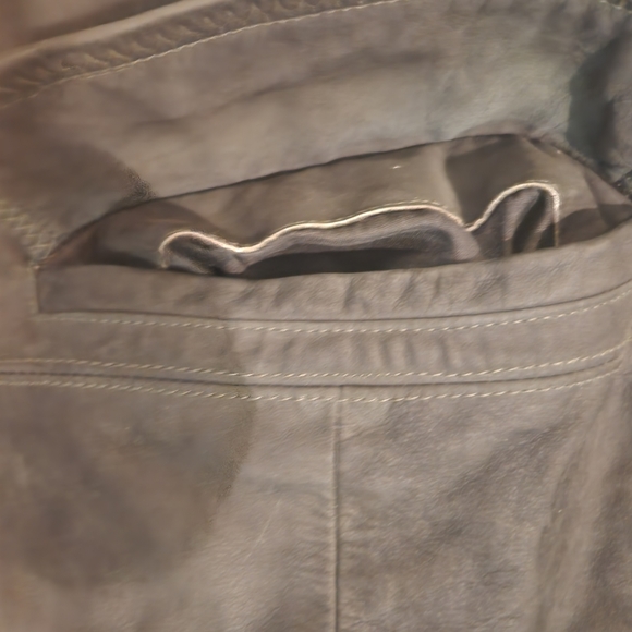 Lone Pine American Made Leather Barn Coat Jacket Men’s Size S - Picture 8 of 12